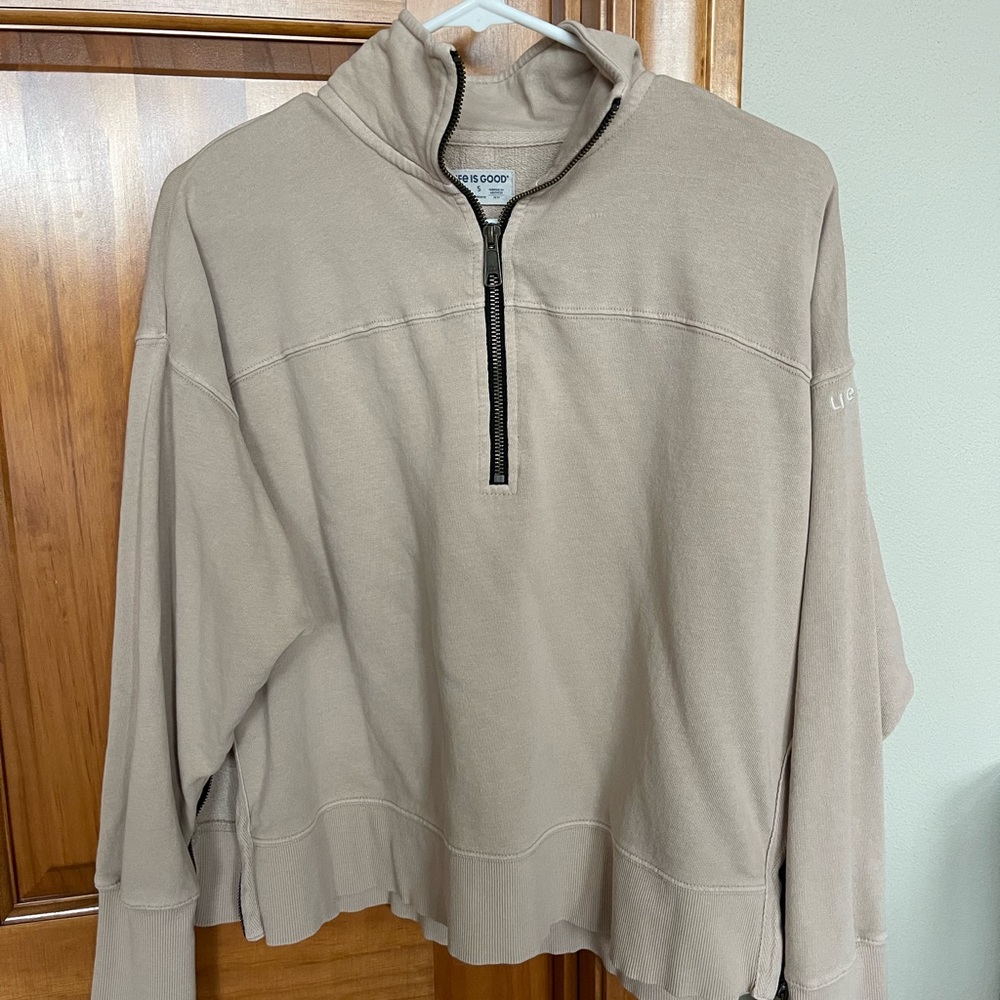 Life Is Good Quarter zip